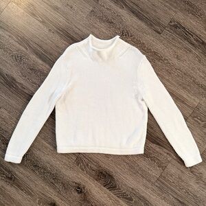 J. Crew Always Roll Neck Cotton Sweater